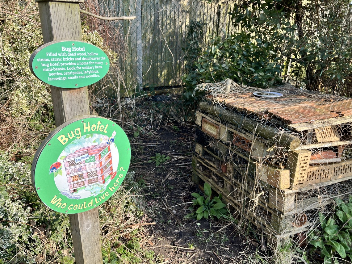 bug hotel sign