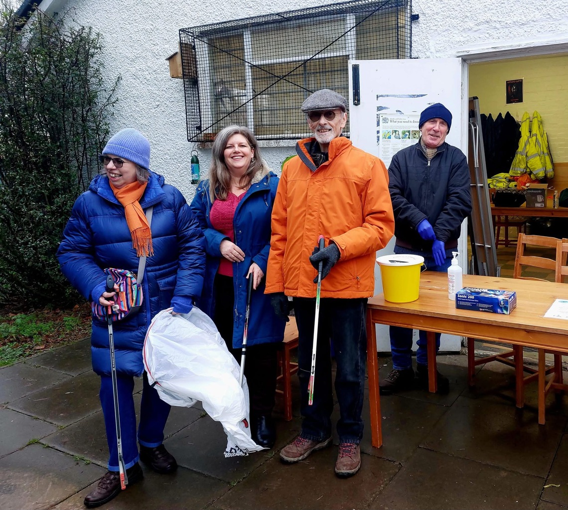 group of Litter pickers